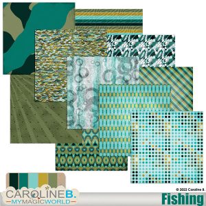 Fishing - Papers Set 01