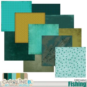 Fishing - Papers Set 02