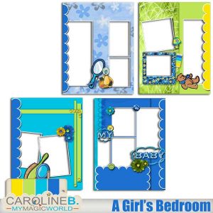 A Girl's Bedroom 11x8 QPs Album