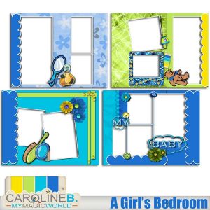 A Girl's Bedroom 8x11 Qps Album