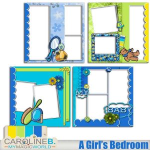 A Girl's Bedroom 12x12 QPs Album