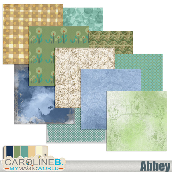 Abbey Papers Set of 10PP
