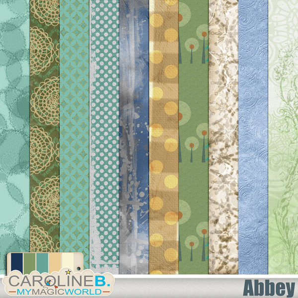 Abbey Papers Set of 10PP - Image 9