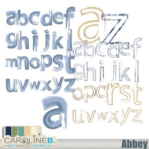 Abbey Alphabet Set (3-pack)