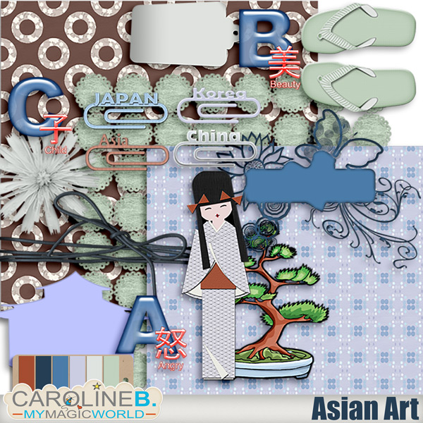Asian Art - Extras Set