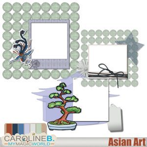 Asian Art - Clusters Set