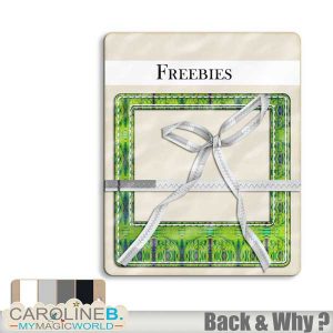Back and Why ? - Freebie