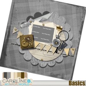 Basics 12x12 QuickPage 05