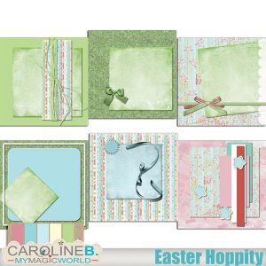Easter Hoppity Stacked Papers 02