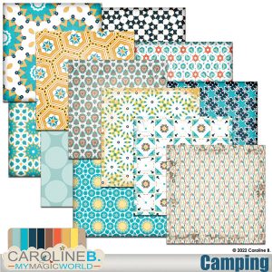 Camping Papers Set 03