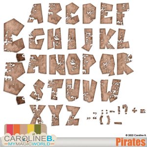 Pirates Alphabet Set