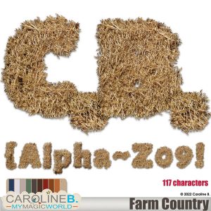 Farm Country Alphabet Set