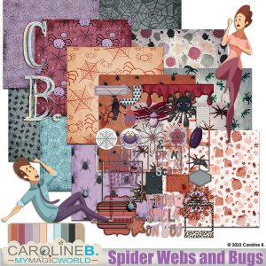 Spider Webs and Bugs Kit