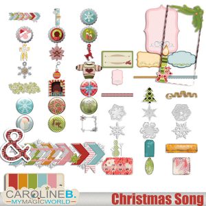 Christmas Song Embellishment 01