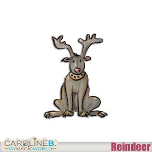 Reindeer Hand Drawn FREE
