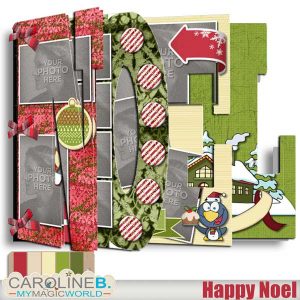 Happy Noel 8x11 Album NOEL