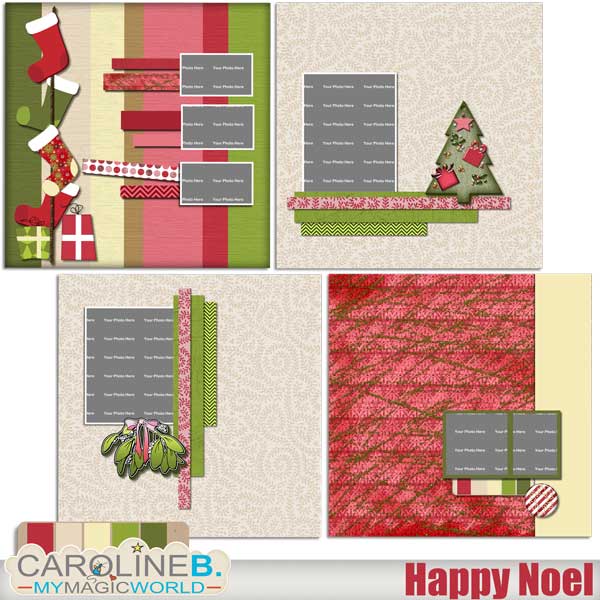 Happy Noel 12x12 Album 4