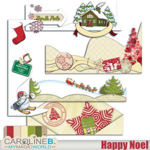 Happy Noel Borders Set