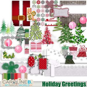 Holiday Greetings Elements