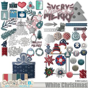 White Christmas Elements
