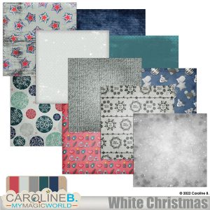 White Christmas Papers 01