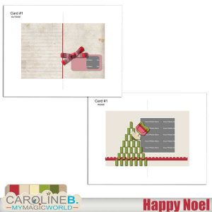 Happy Noel Printable Card