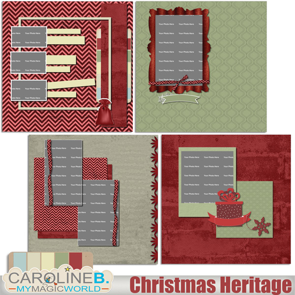 Christmas Heritage QuickPages Album 01