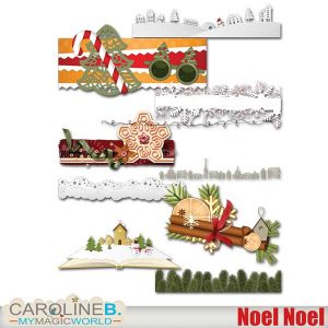 Noël Noël Borders Set