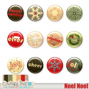 Noël Noël Flairs Set