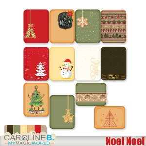 Noël Noël Journal Cards