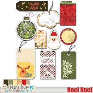 Noël Noël Labels and Tags