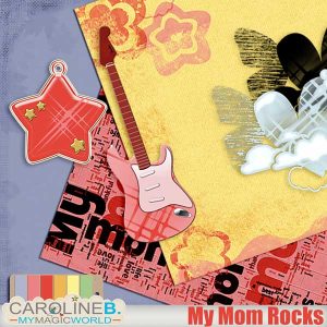 My Mom Rocks Mini Kit