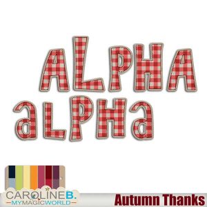 Autumn Thanks Monograms