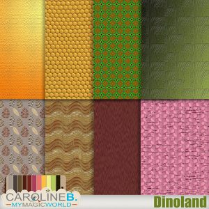 Dinoland Papers Set [8PP]