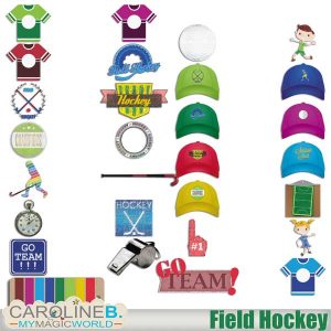 Field Hockey Elements Set
