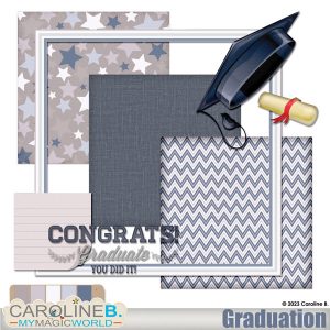 Graduation Mini Set 02 [3PP - 6EL]