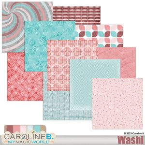 Washi Papers Set 01 [10PP - 1EL]