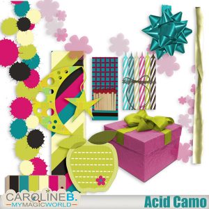 Acid Camo Extras Set