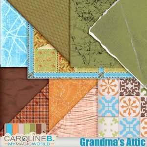 Grandma's Attic Papers Set