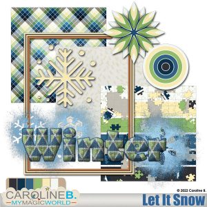Let It Snow Mini Set 02