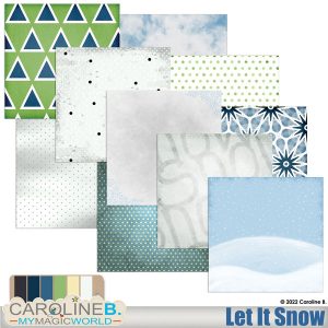Let It Snow Papers Set 01