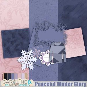 Peacefull Winter Glory Mini Kit