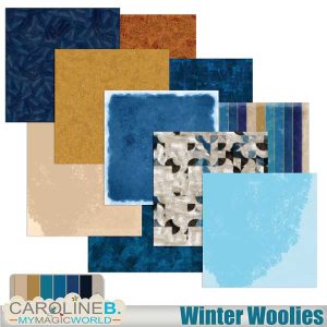 Winter Woolies Papers 04 Artsy