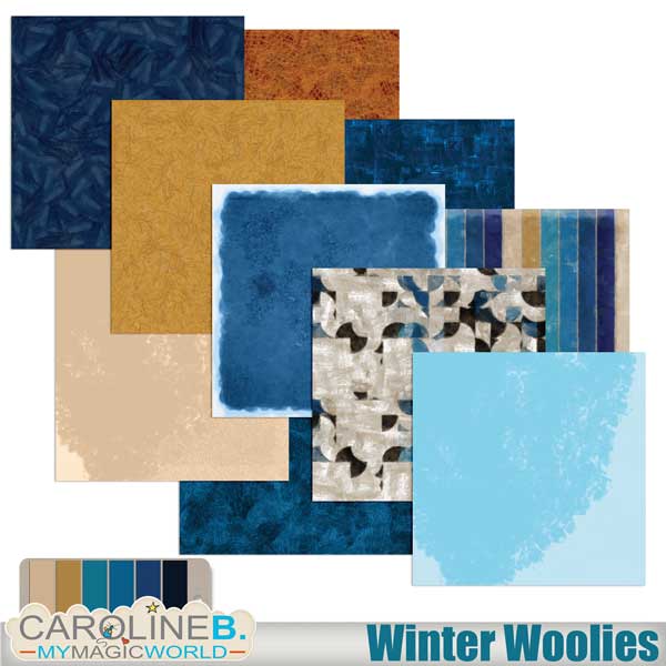 Winter Woolies Papers 04 Artsy