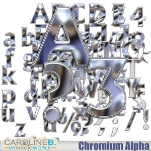 Chromium Alphabet Set