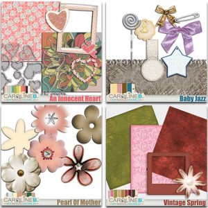 Baby Extras Bundle Digital Scrapbooking