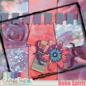 Boho Spirit Digital Scrapbooking
