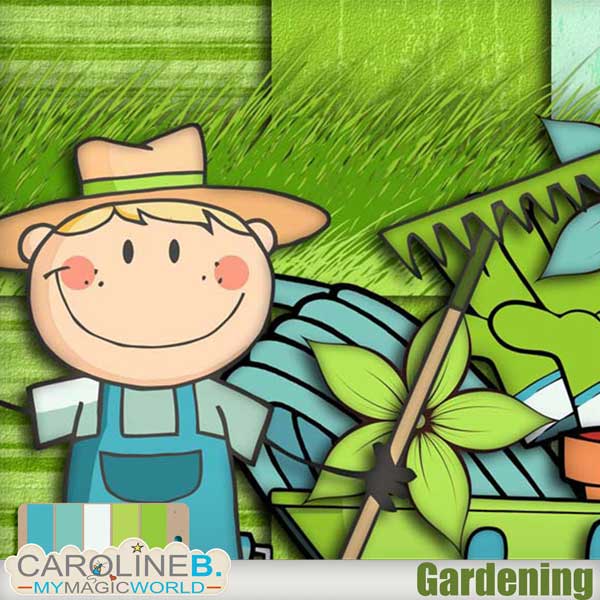 Gardening Full Scrapbooking Kit - Image 2