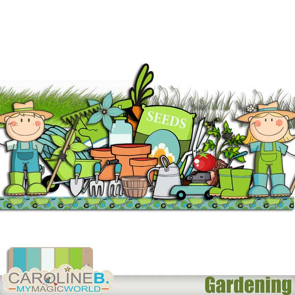 Gardening Full Scrapbooking Kit - Image 4