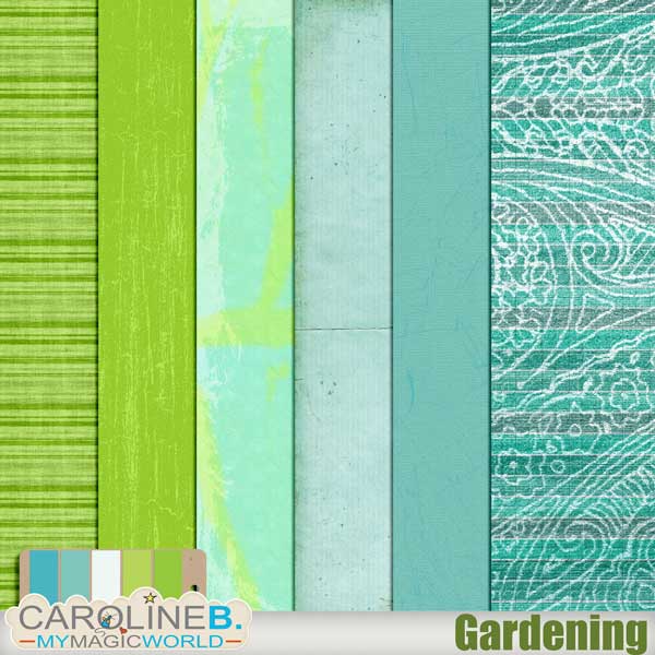 Gardening Full Scrapbooking Kit - Image 3